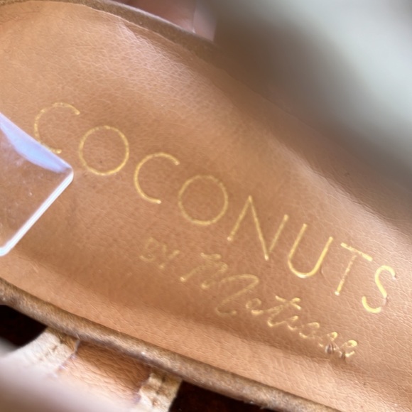 COCONUTS by Matisse wedge heels with tassel ties SIZE 10M - Picture 7 of 8